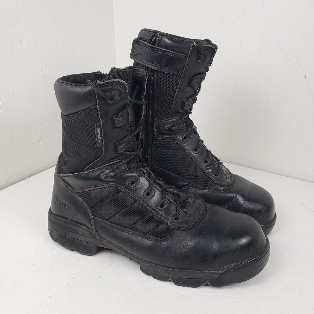 Bates GX-8 Composite Toe Side Zip Tactical Boots Black E02263 Mens 11 M